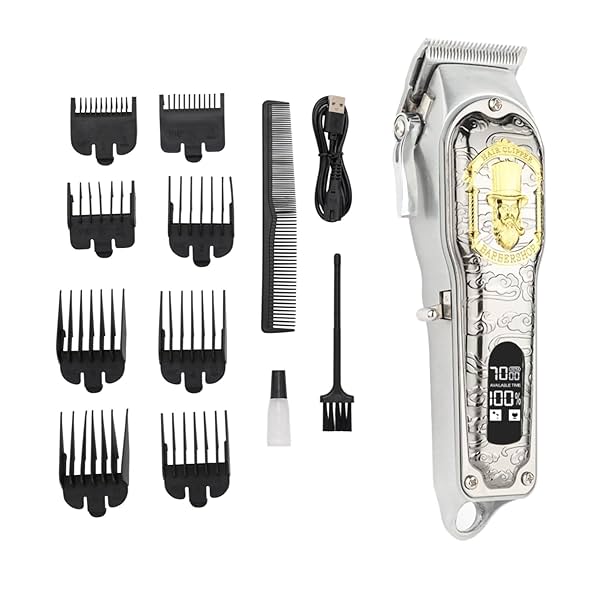 Image of NIKAI NK-1982 Salon Series Professional Cordless Hair Clippers Electric Hair Cutter Machine Kit