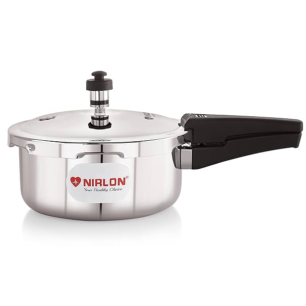 Image of NIRLON Triply Stainless Steel Outer Lid Pressure Cooker