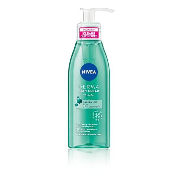 Image of NIVEA Derma Skin Clear Wash Gel (150ml)