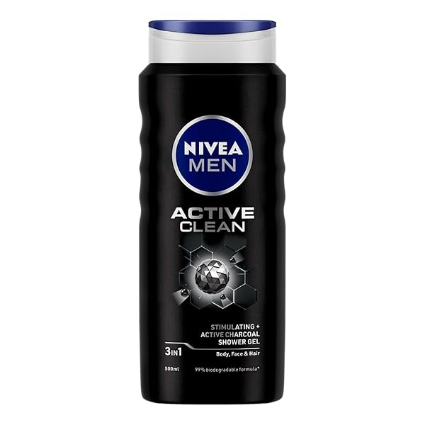 Image of NIVEA Men Active Clean Shower Gel, 500ml