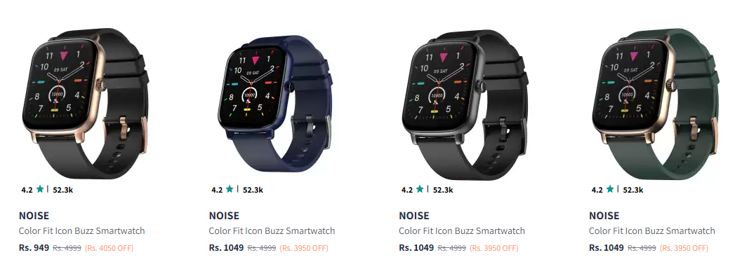 Image of NOISE Bluetooth Calling Smartwatch Starting At @₹949