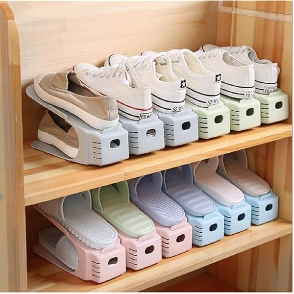 Image of NYALKARAN Shoe Rack Organizer 12 Slot