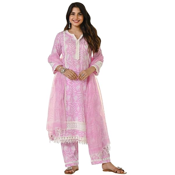 Image of Naixa Women's Embroidered and Printed Straight Kurta 