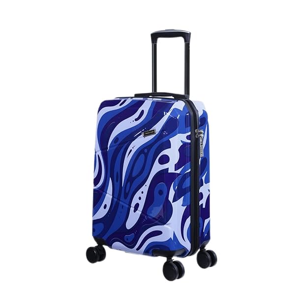 Image of Nasher Miles Manali Hard-Sided Polycarbonate Printed Luggage Bag