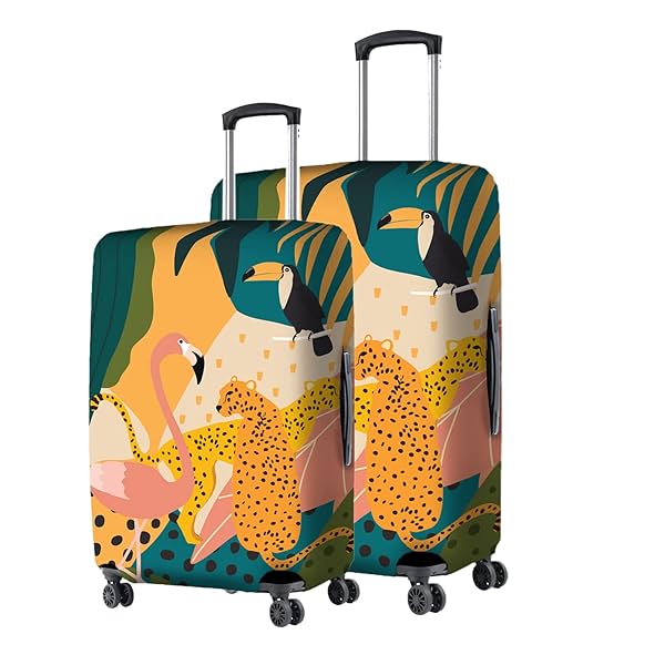 Image of Nasher Miles Polyester Protective Luggage Cover Set of 2 