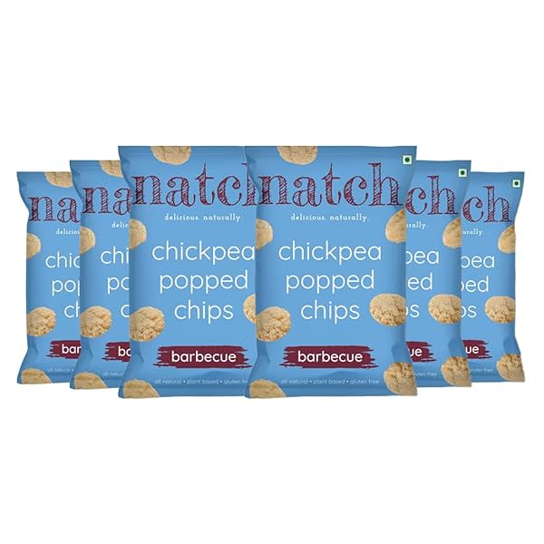 Image of Natch Chickpea Popped Chips, Never Fried, Low Calorie, 100% All Natura