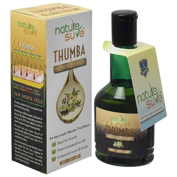 Image of Nature Sure Thumba Wonder Hair Oil for Men and Women 