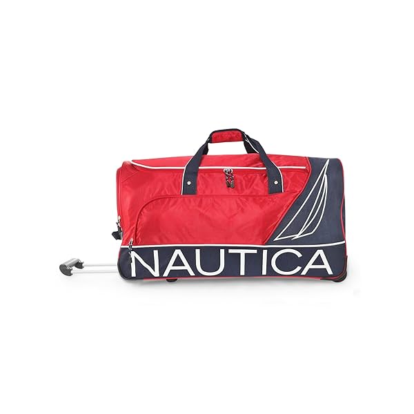 Image of Nautica 2 Wheel Duffle Trolley Bag