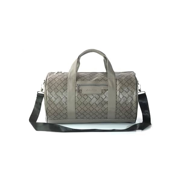 Image of Nautica Grey Travel Duffle Bag