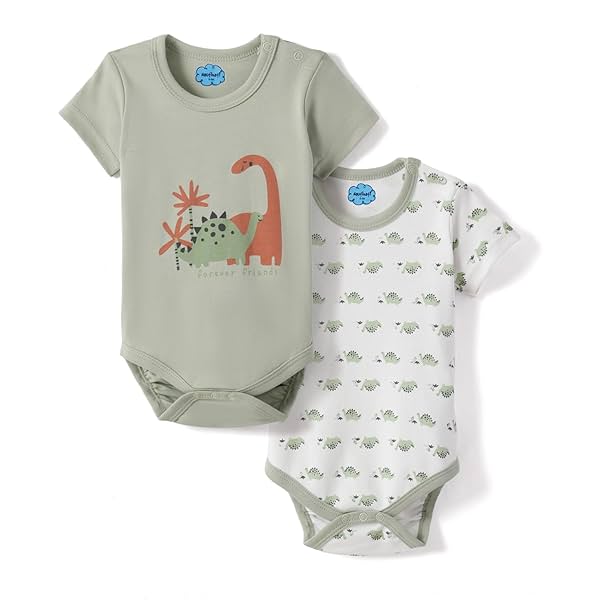 Image of Nautinati Baby Bodysuits (Pack of 2)