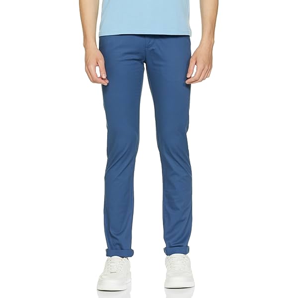 Image of Navy Men's Slim Pants