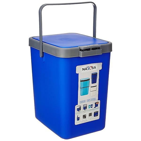 Image of Nayasa Plastic Door Dustbin Small 14 Ltrs