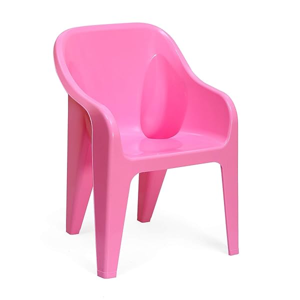 Image of Nilkamal EEEZY Gem Pink Strong and Durable Plastic Chair for Kids