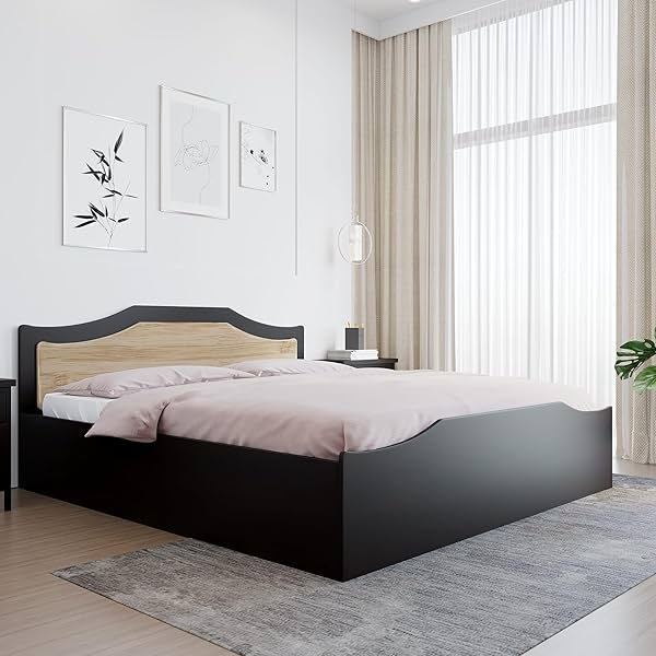 Image of Nilkamal Willy King Bed with Box Storage Engineered Wood