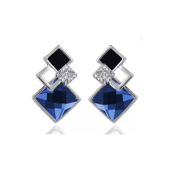 Image of Nilu's Collection Crystal Alloy Stud Earring