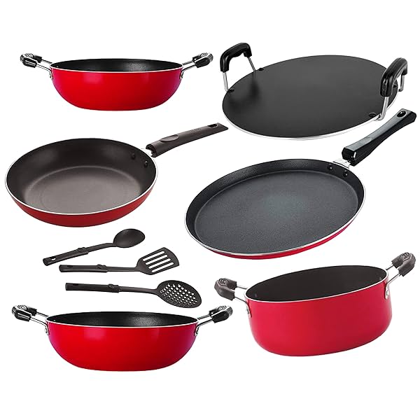 Image of Nirlon Non-Stick Heavy Gauge Aluminium Kitchen 