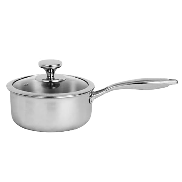 Image of Nirlon Platinum Triply Stainless Steel Saucepan Milk Pan