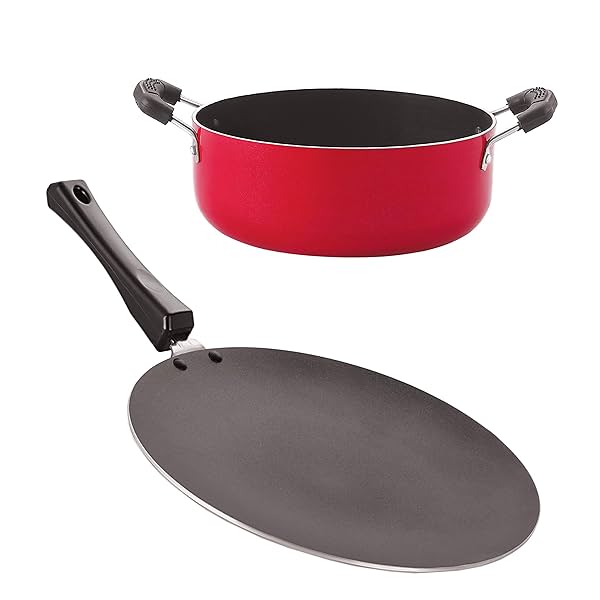 Image of Nirlon Roti Tawa and Casserole Set