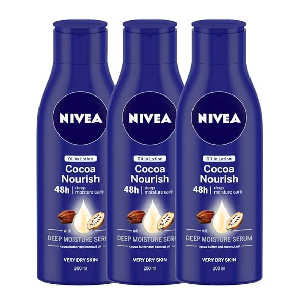 Image of Nivea Cocoa Nourish Oil In Lotion,