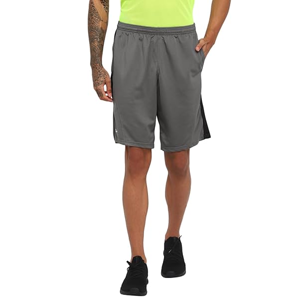 Image of Nivia Diagonal Knit - Paneled Shorts 