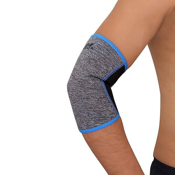 Image of Nivia Orthopedic Elbow (Slip in, Medium, Grey)