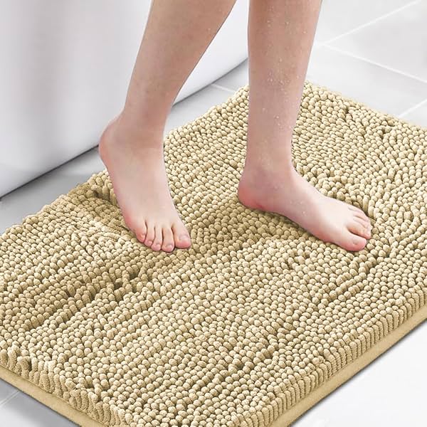 Image of Non Slip Bath Mat, 17x24 inches, Beige