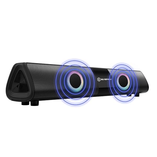 Image of Nu Republic Party Box 20 Bluetooth Soundbar with X-Bass Technology.