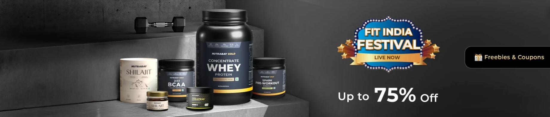 Image of NutraBay : up to 75% off on nutrabay products