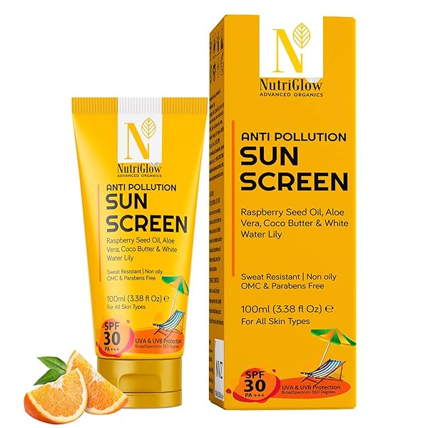 Image of NutriGlow Advanced Organics Anti Pollution Sun Screen