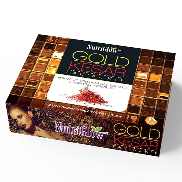 Image of NutriGlow Gold Kesar Facial Kit for Women