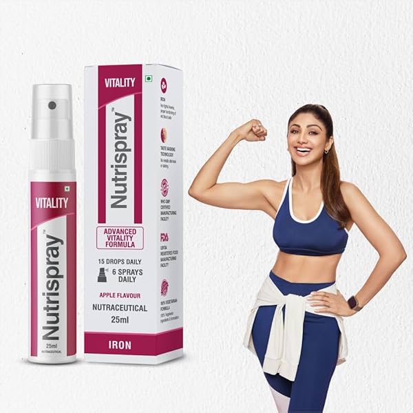 Image of Nutrispray VITALITY Iron & Beetroot Oral Spray – Supports Hemoglobin.