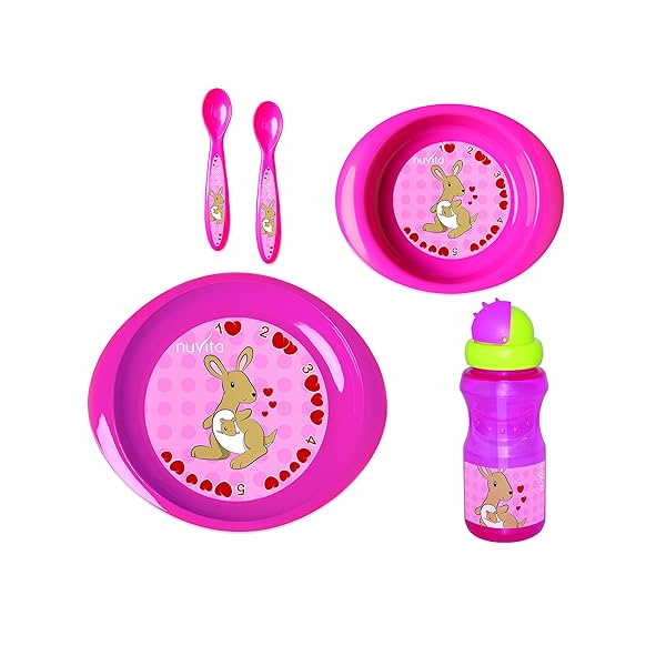 Image of Nuvita 1495 Weaning Set with Trainer Cup 