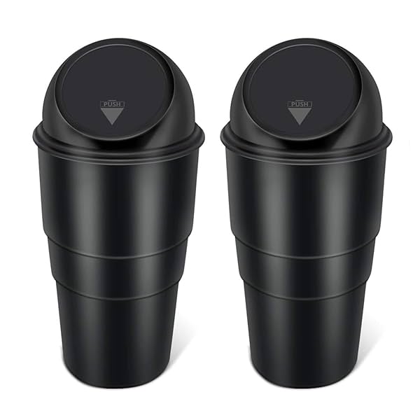 Image of Oblivion Car Dustbin, 2pc set, portable mini trash cans.