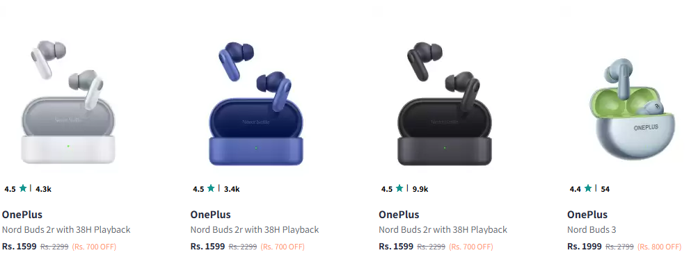 Image of OnePlus Ear Earbuds Starting At @₹1599 