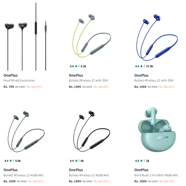 Image of Oneplus Neckbands & Earbuds Extra 20% Discount