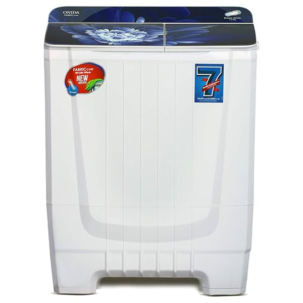 Image of Onida 7.2 kg Cuff and Collar Wash Semi Automatic Washing Machine