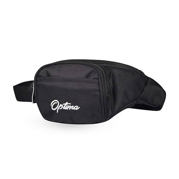 Image of Optima Adjustable Straps Waist Bag (BLACK)