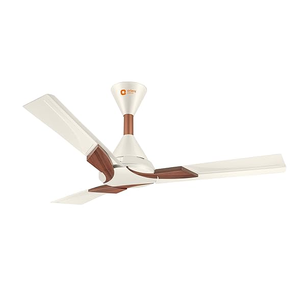 Image of Orient Electric Wendy 1200mm Ceiling Fan (Pearl White/Walnut)