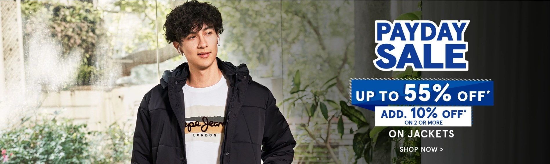 Image of  PEPEJEANS Payday Sale : Up to 55%+ Extra 10% off on Men's Fashion