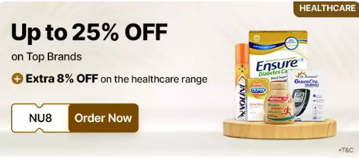 Image of  PHARMEASY : Up to 25% Off on Healthcare Products @PHARMEASY 