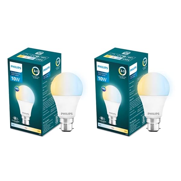 Image of PHILIPS 10-watt LED Bulb Pack of 2