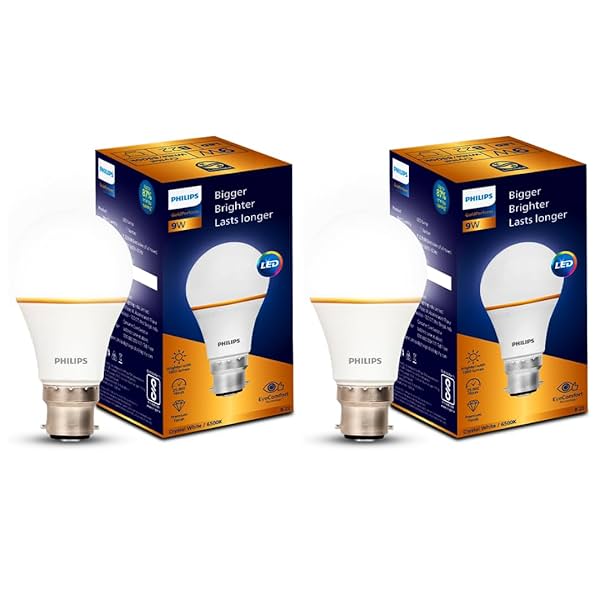 Image of PHILIPS 9W LED B22 Bulb Pack of 2