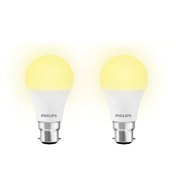 Image of PHILIPS Ace Saver Base B22 12-Watt LED Bulb (Warm White) - Pack of 2