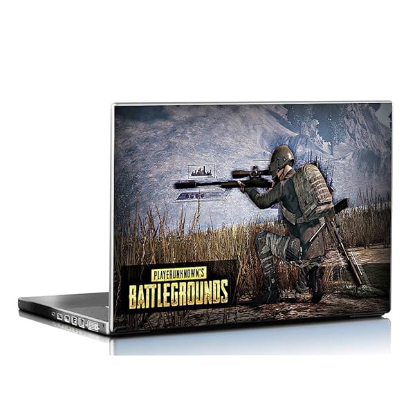 Image of PIXELARTZ PUBG Gaming 15.6 Inches Laptop Skins 