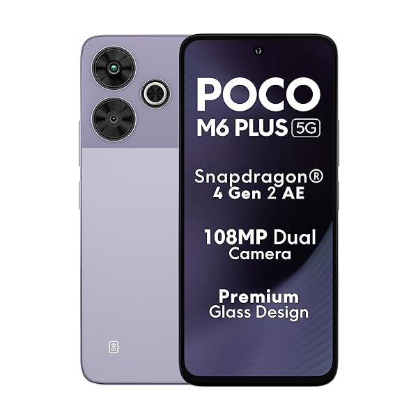 Image of POCO M6 Plus 5G Misty Lavender 8GB RAM 128GB ROM