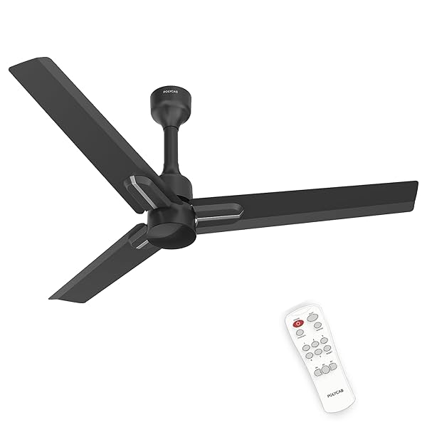 Image of POLYCAB Wizzy Neo 1200mm 5-Star BLDC Ceiling Fan