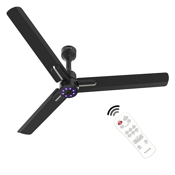 Image of POLYCAB Wizzy Neo LED 1200mm 5-Star BLDC Ceiling fan 