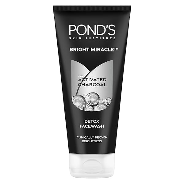 Image of POND'S Bright Miracle Detox Facewash | 10X Power of Activated Charcoal| 200gm 