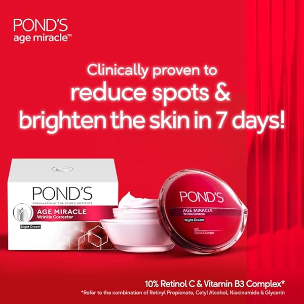 Image of POND'S Youthful Miracle Hexyl Retinol Complex, Renew & Repair Night Cream 50g