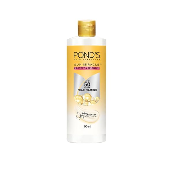 Image of POND's Sun Miracle Spf 50 Pa+++ Lightweight For All Skin Sunscreen Body Lotion